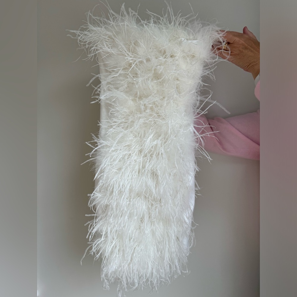 12th tribe white feather dress